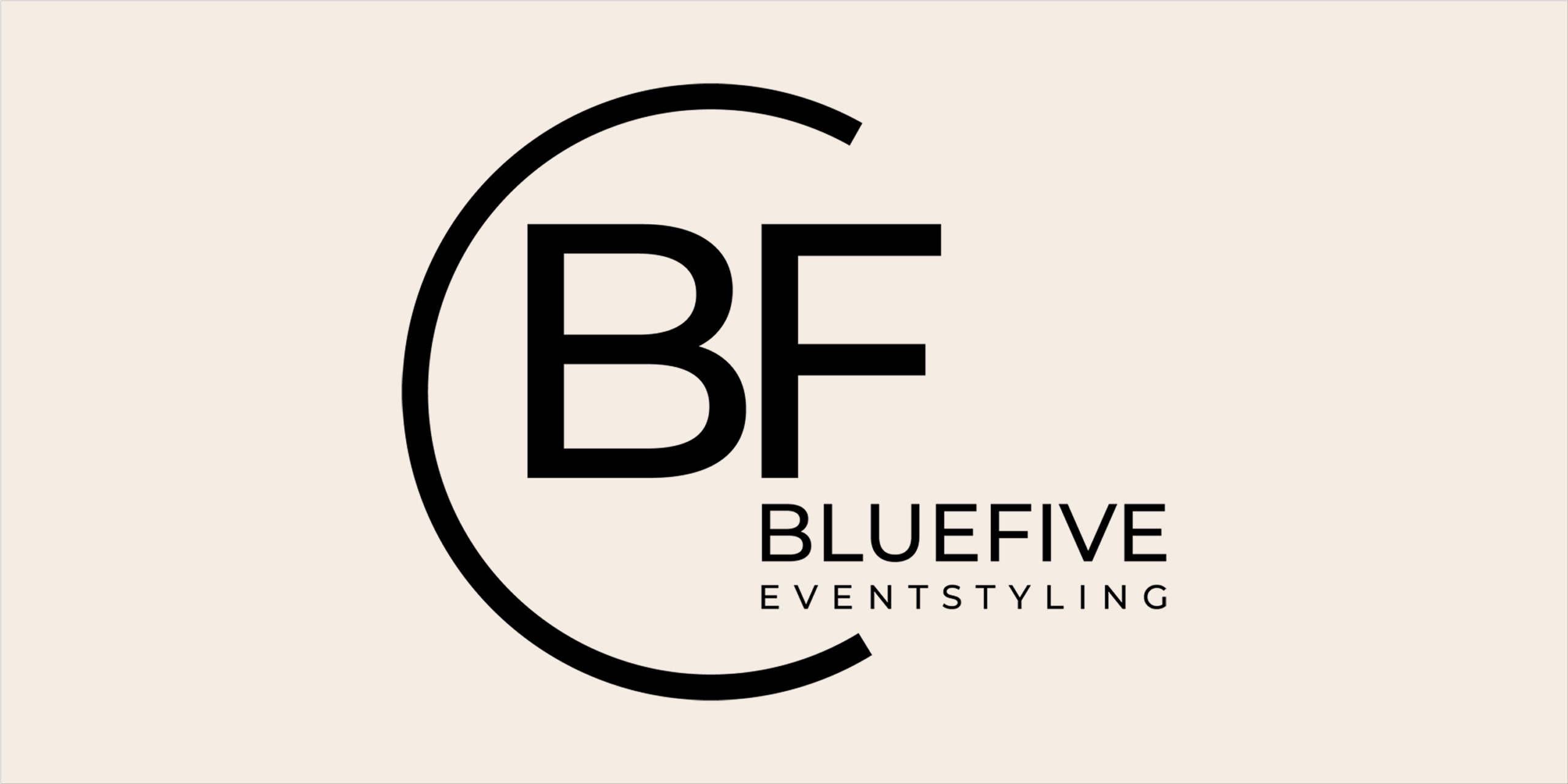 Eventstyling blue five lichtletters