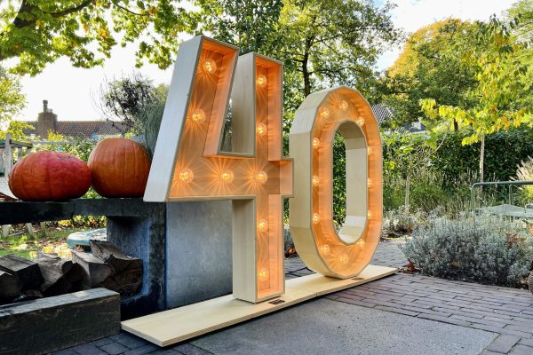 Cijfer 40 lichtcijfers huren