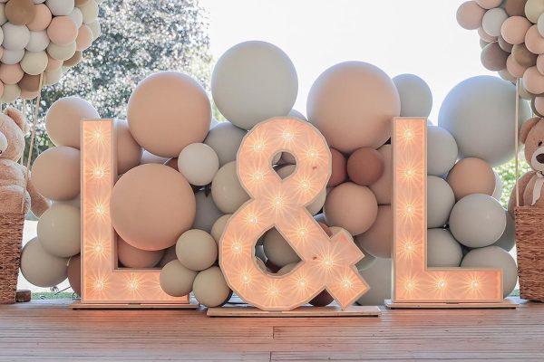 babyshower lichtletters