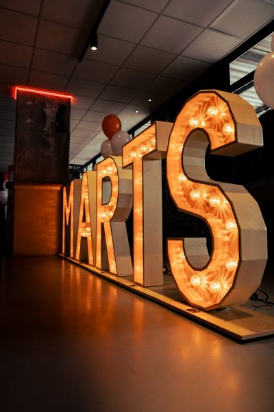 lichtletters zakelijk evenement