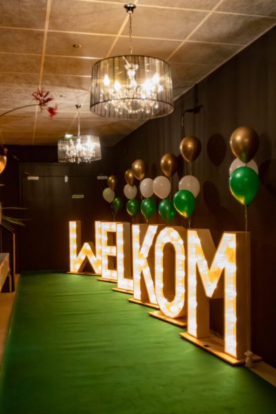 lichtletters zakelijk evenement