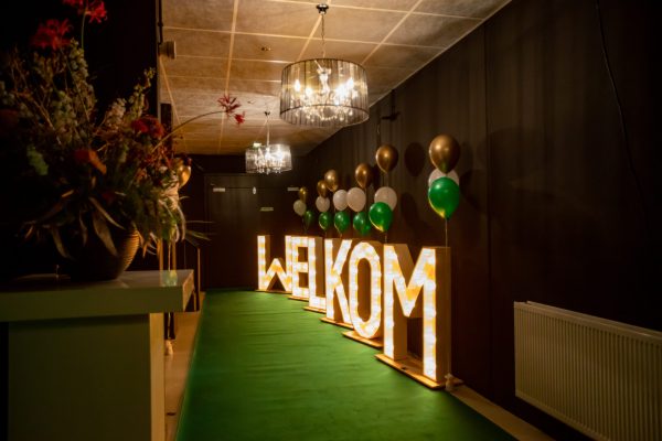 lichtletters zakelijk evenement