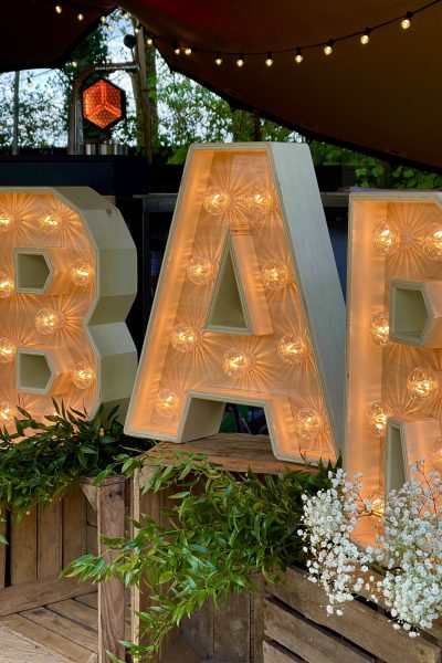 BAR event lichtletters