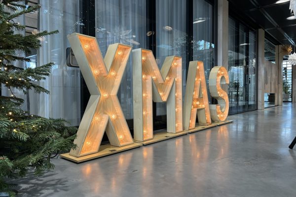 lichtletters xmas kerst